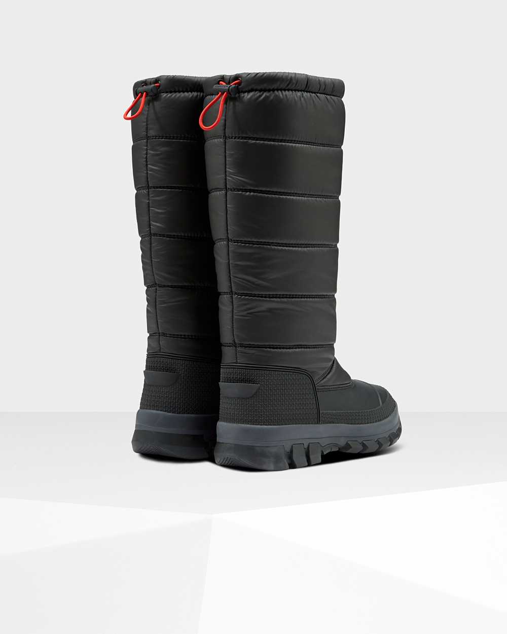 Hunter Original Insulated Tall Women's Snow Boots NZ-02118K Black